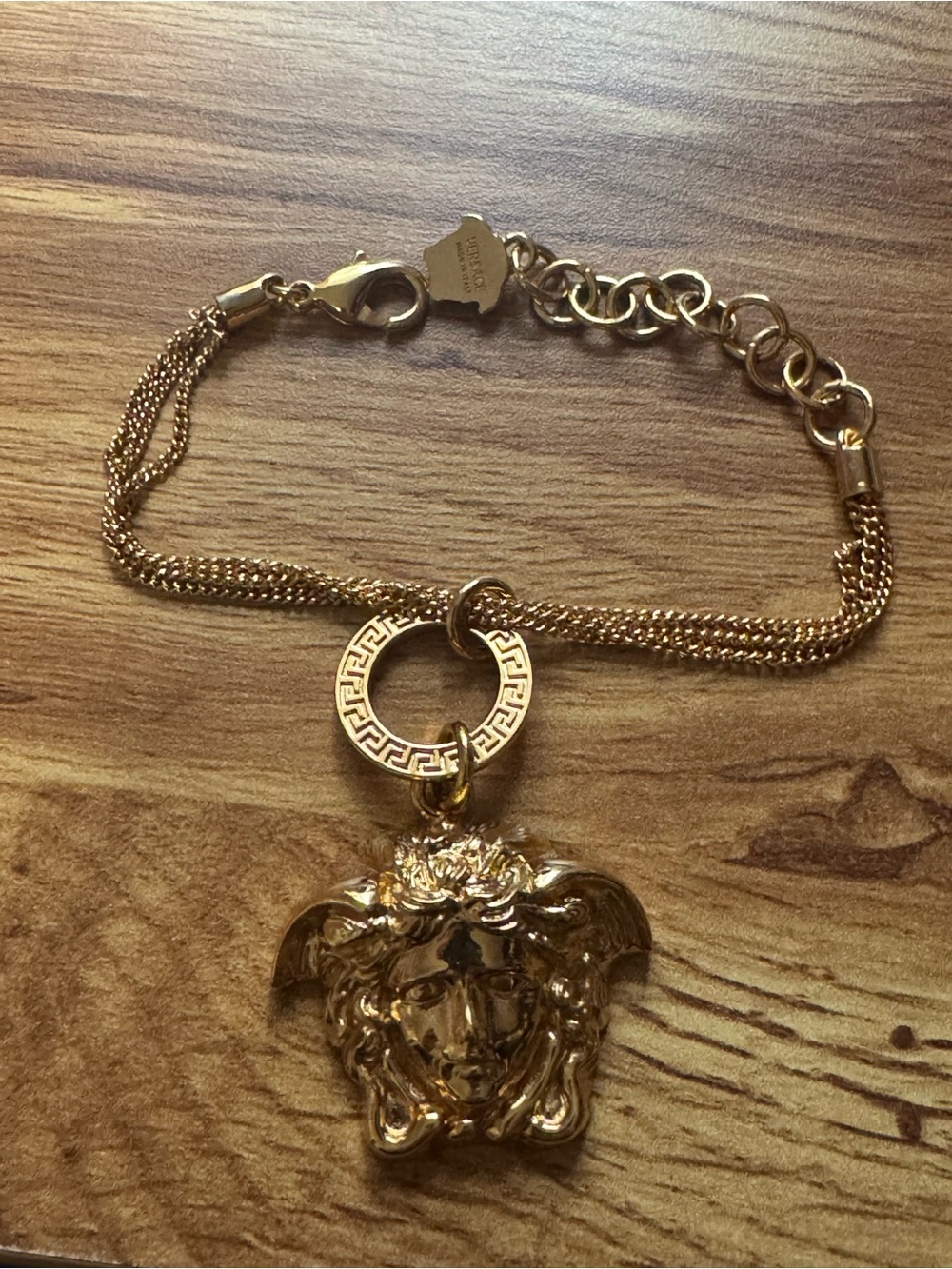 Versace Medusa Pendant Chain Bracelet